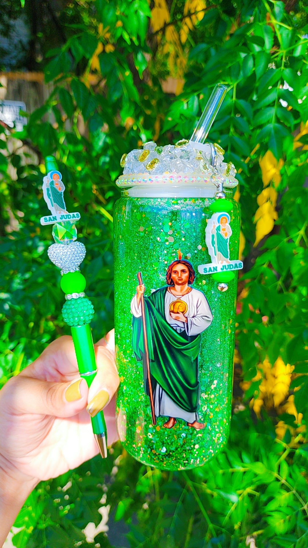 San Judas Snowglobe